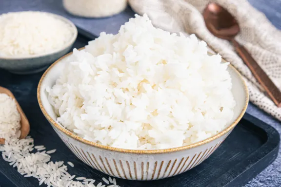 Duftender Jasminreis als aromatische Ergänzung