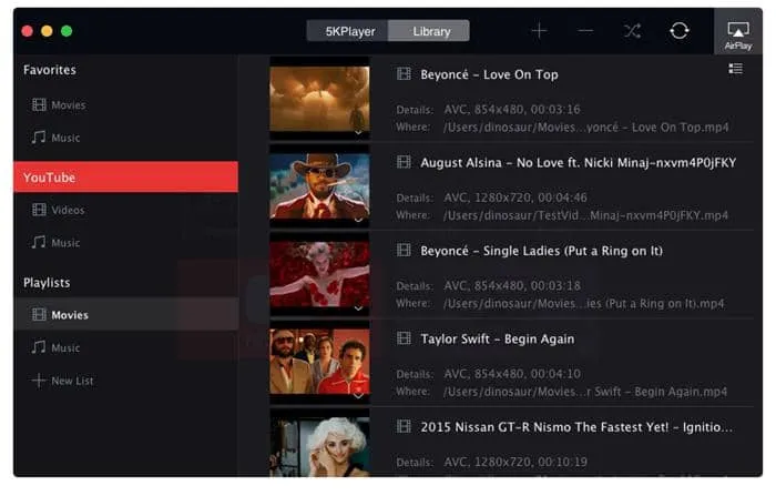 DVD Player für Windows 10 - 5K Player