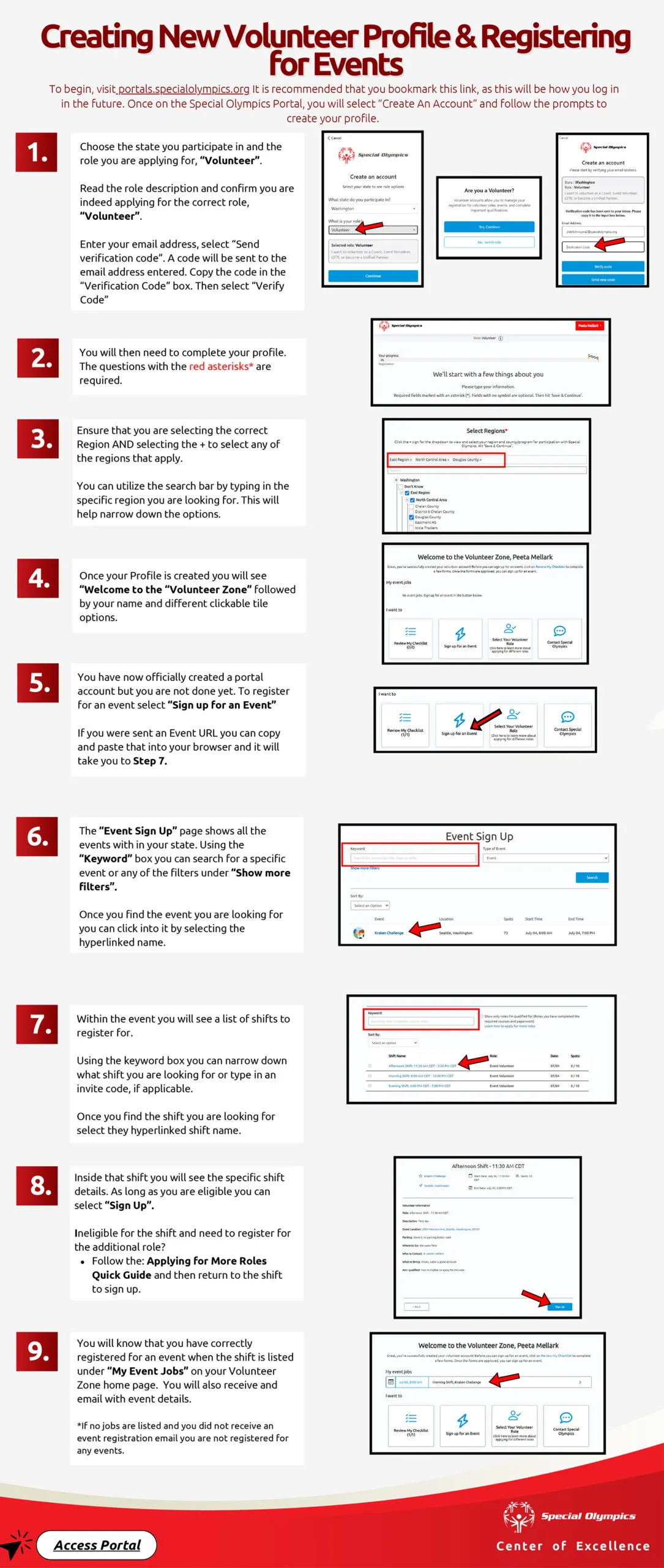 Ein Freiwilliger überreicht eine Medaille an einen Athleten bei einem Sportevent.