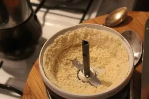 Ein halber Teelöffel Backpulver