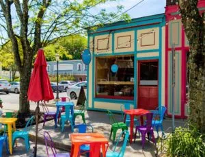 Ein kleiner Laden in Rhinebeck, NY