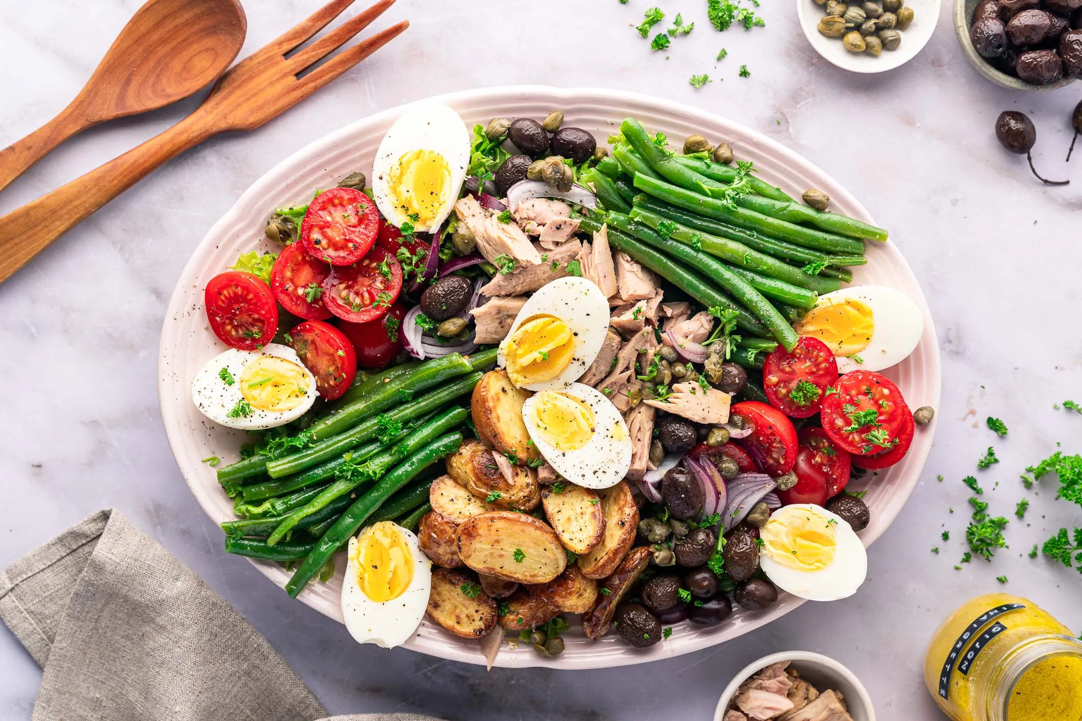 Ein Salat Niçoise.