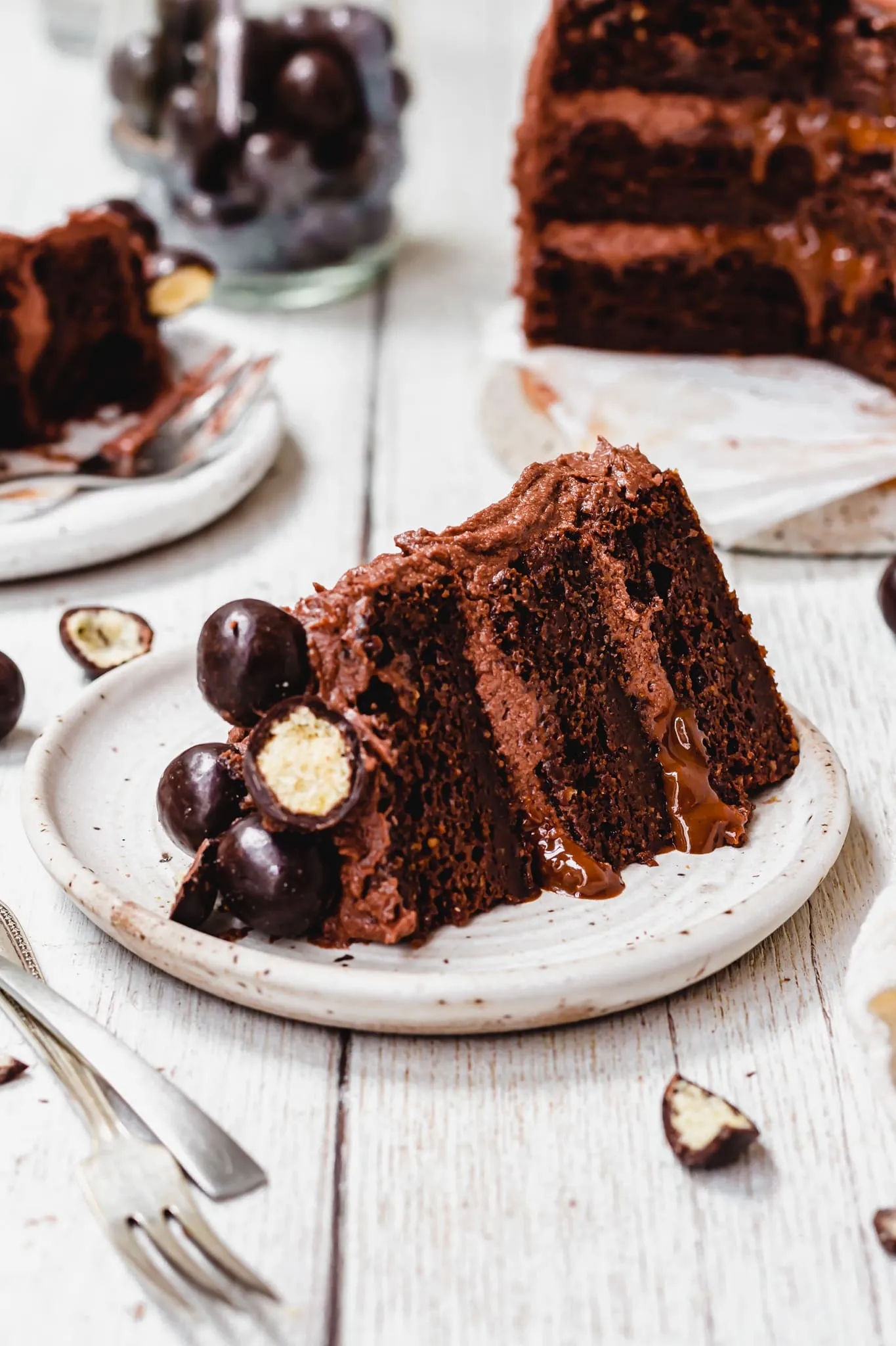 Ein Stück Mini Malteser Torte