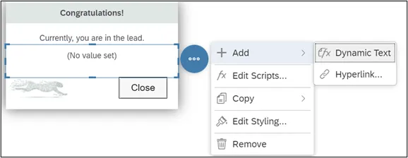 Einbindung einer Skriptvariablen in ein Textfeld