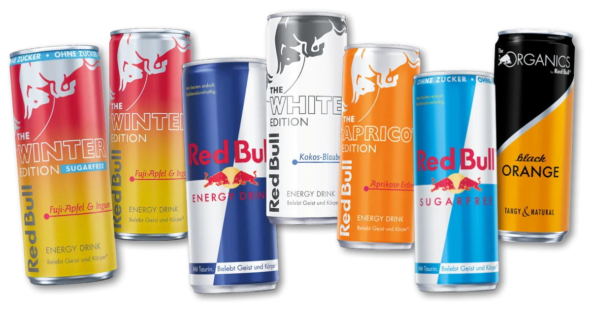 Eine Auswahl an deutschen Bieren und Limonaden