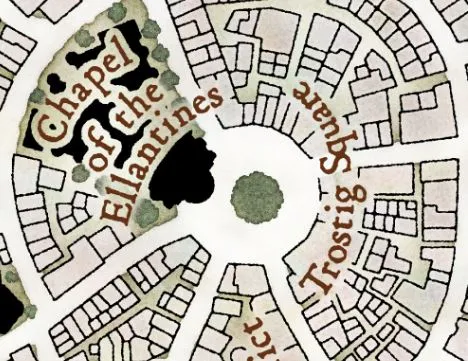 Eine belebte deutsche Einkaufsstraße mit einem dm-Markt im Hintergrund, wo man Toaster kaufen kann.