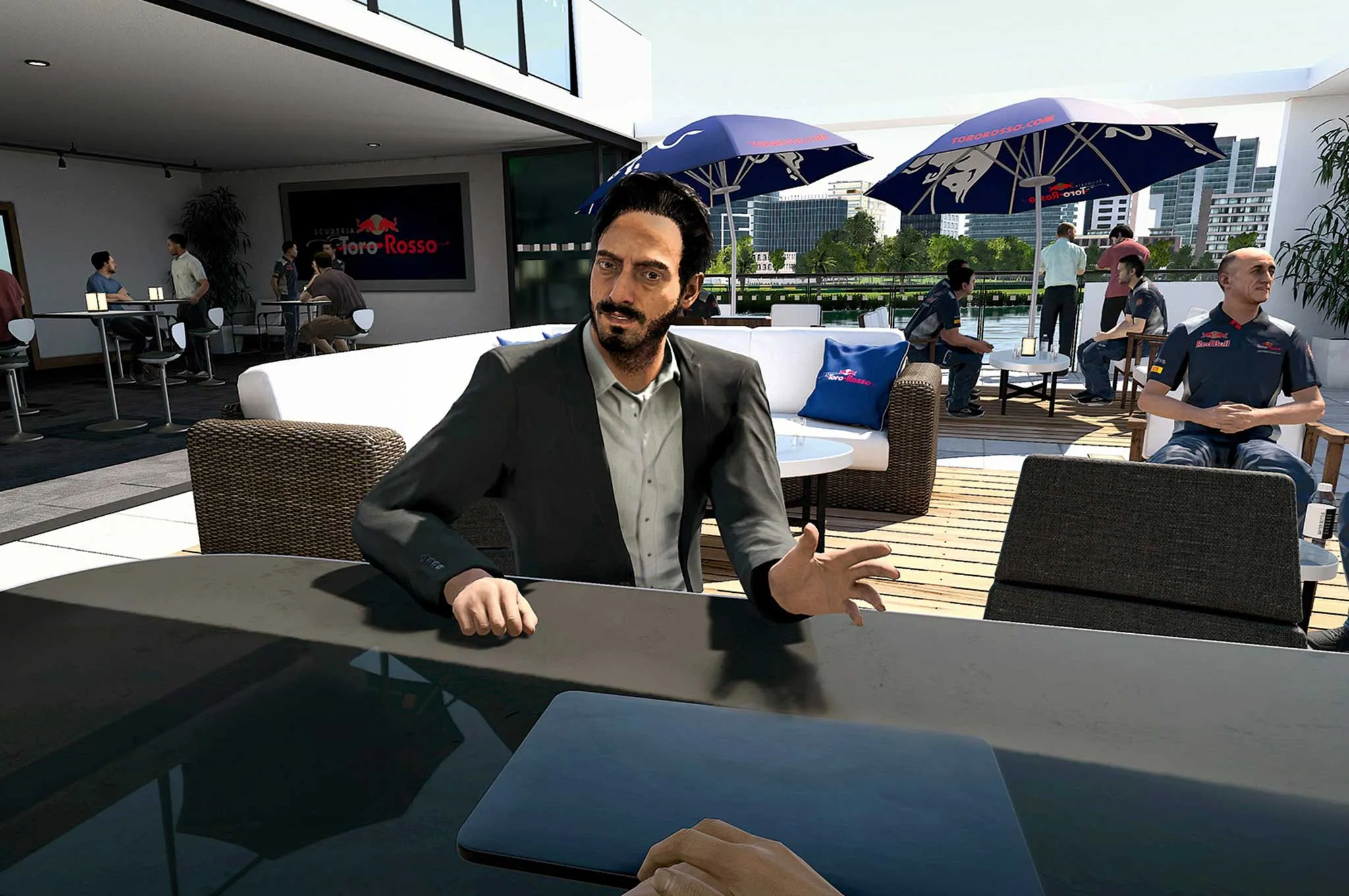 Eine Grafik, die das Spielgeschehen zeigt