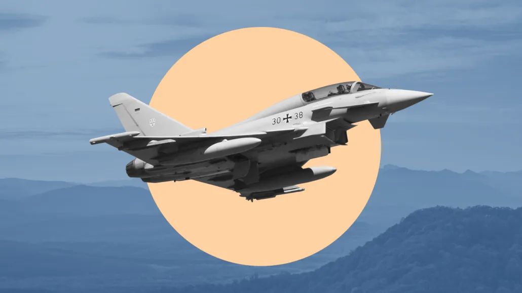 Eine Grafik, die Verteidigungsausgaben und Investitionen im Rüstungsbereich darstellt, als Teaserbild für das Defense Briefing