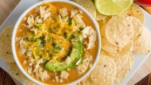 Eine Schüssel Enchilada Suppe