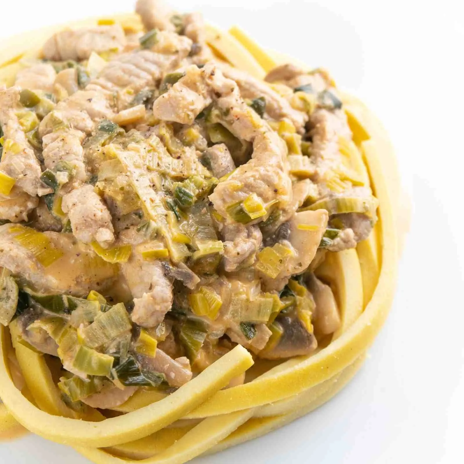 Einfache Low Carb Jägerpfanne mit Nudeln ohne Kohlenhydrate perfekt zum Abnehmen Mobile Featured Image