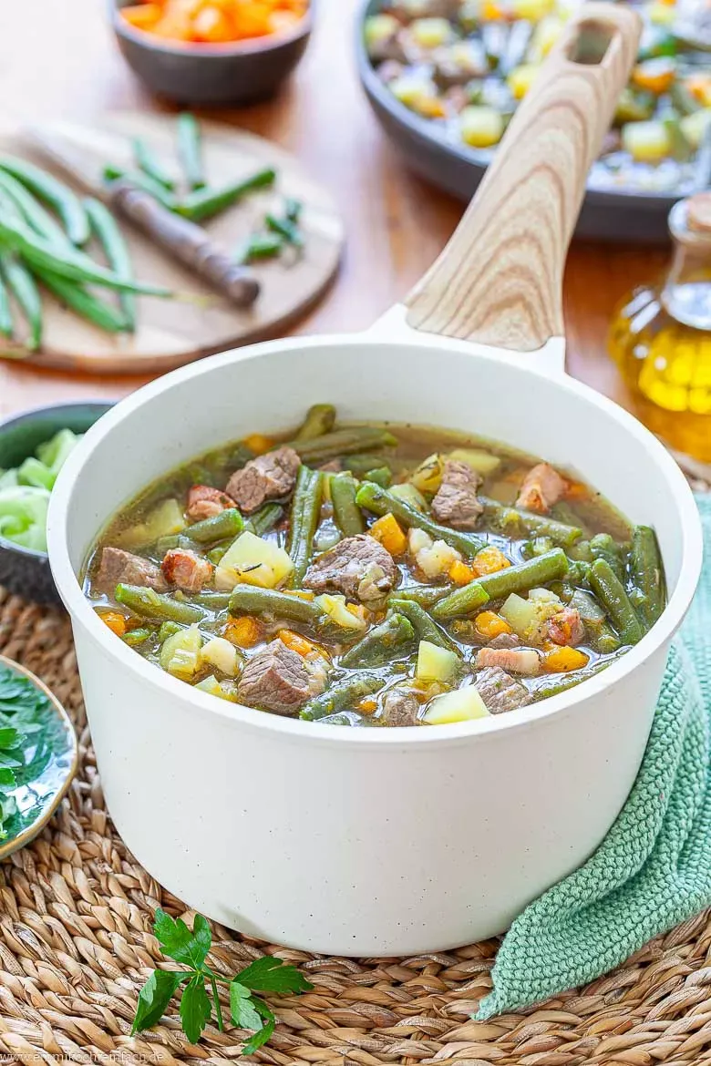 Einfaches Bohneneintopf-Rezept