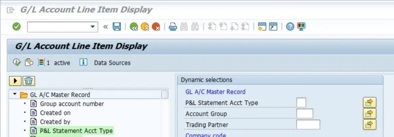 Eingabe weiterer Selektionskriterien und Ausführung des Berichts