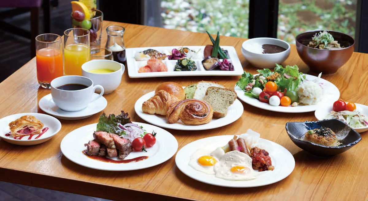 Einladendes Frühstücksbuffet im Hotel Agora Osaka Moriguchi