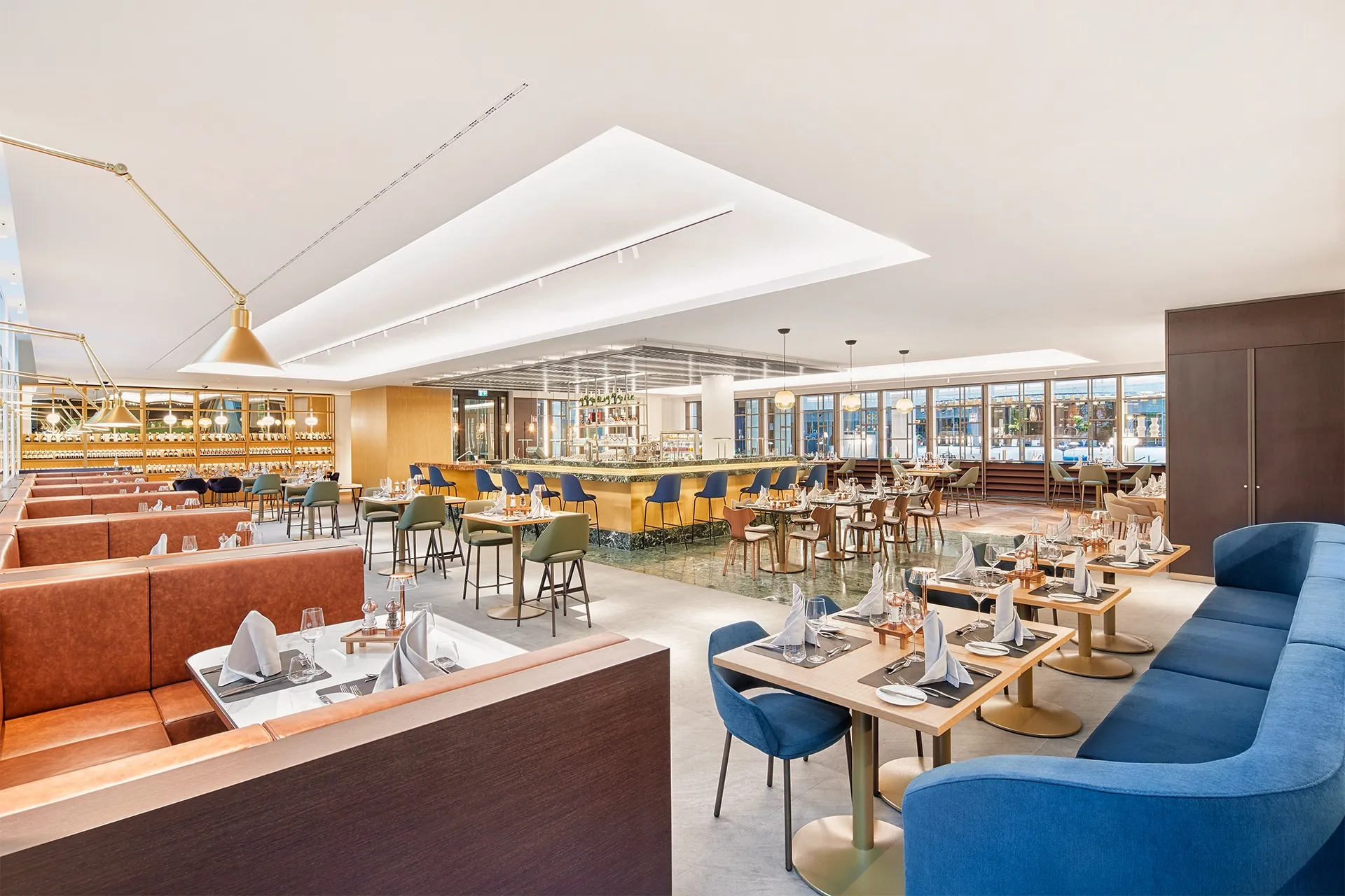 Elegante Bar in einem deutschen Spitzenrestaurant