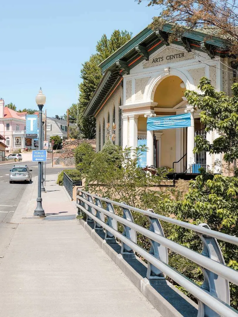 Entry to the Pendleton Center for the Arts