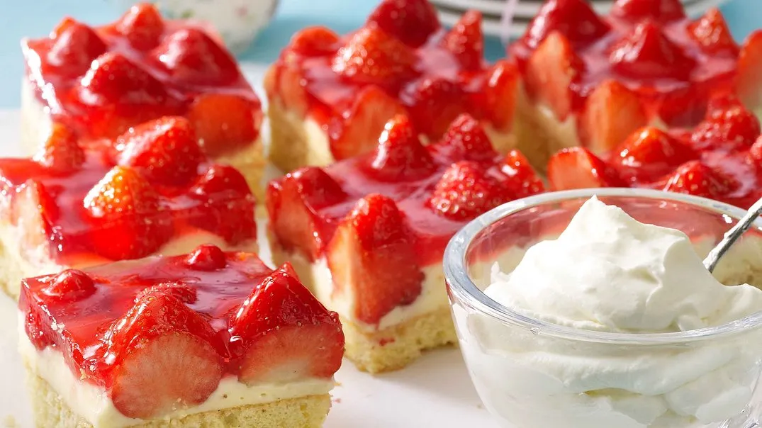 Erdbeerkuchen vom Blech