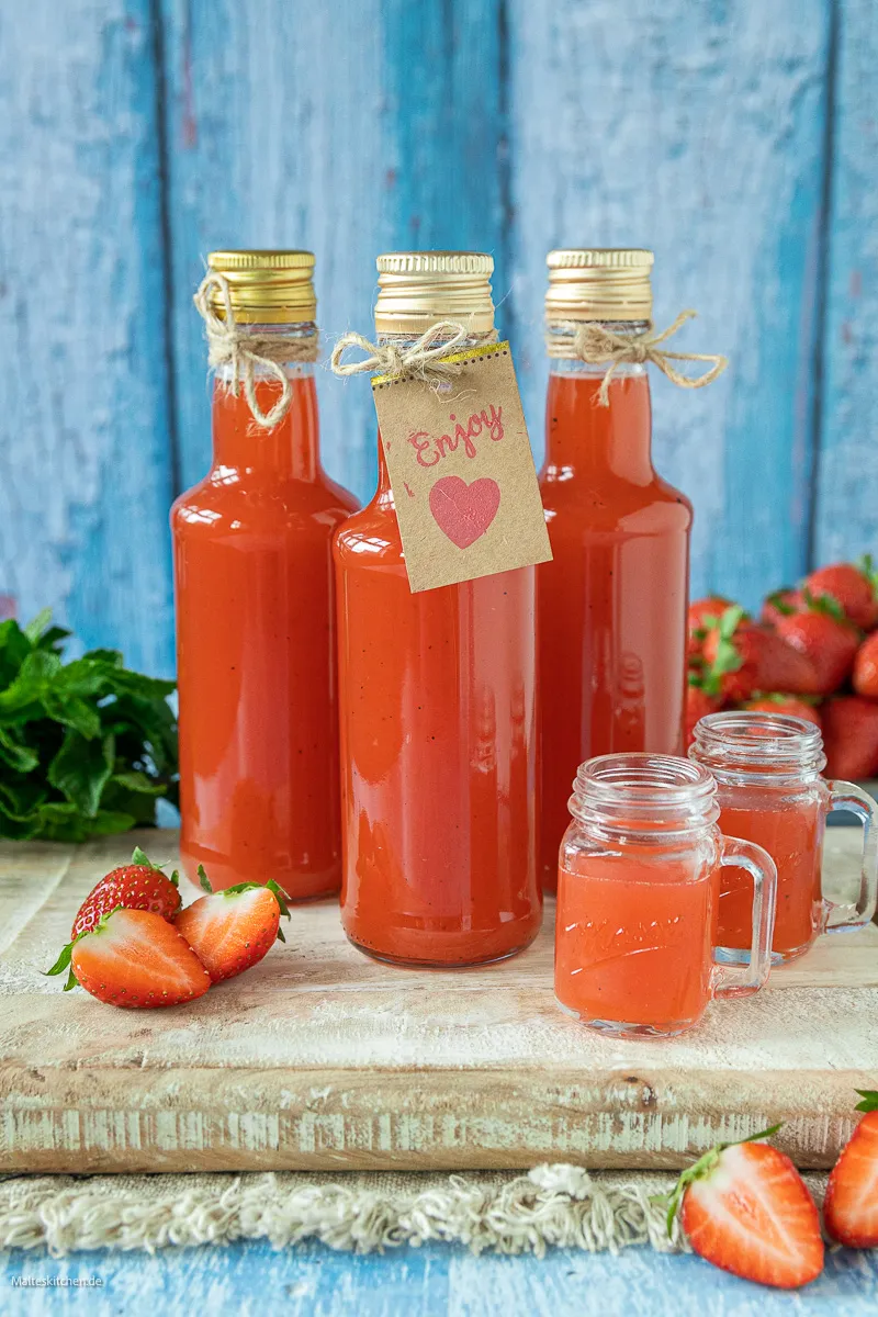 Erdbeerlimes selbstgemacht