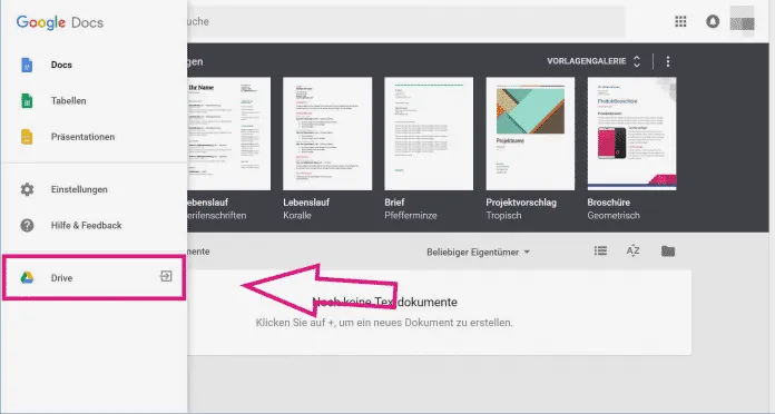 Erstellung eines Google Docs Fragebogens