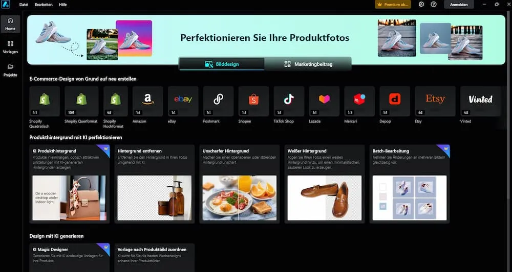 Erstellung von Produktbildern mit Promeo