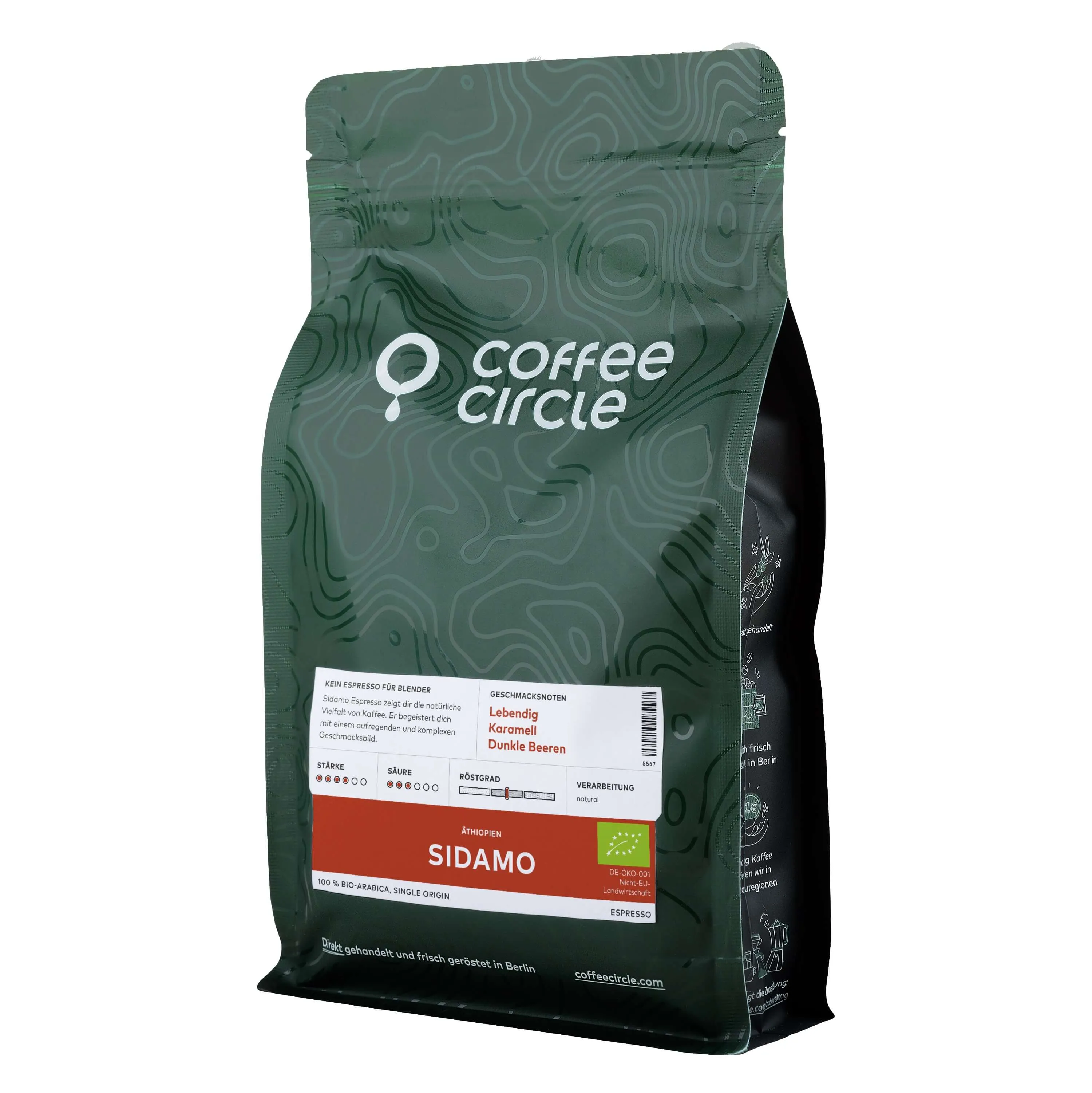 Espresso Sidamo 250 g / Ganze Bohne