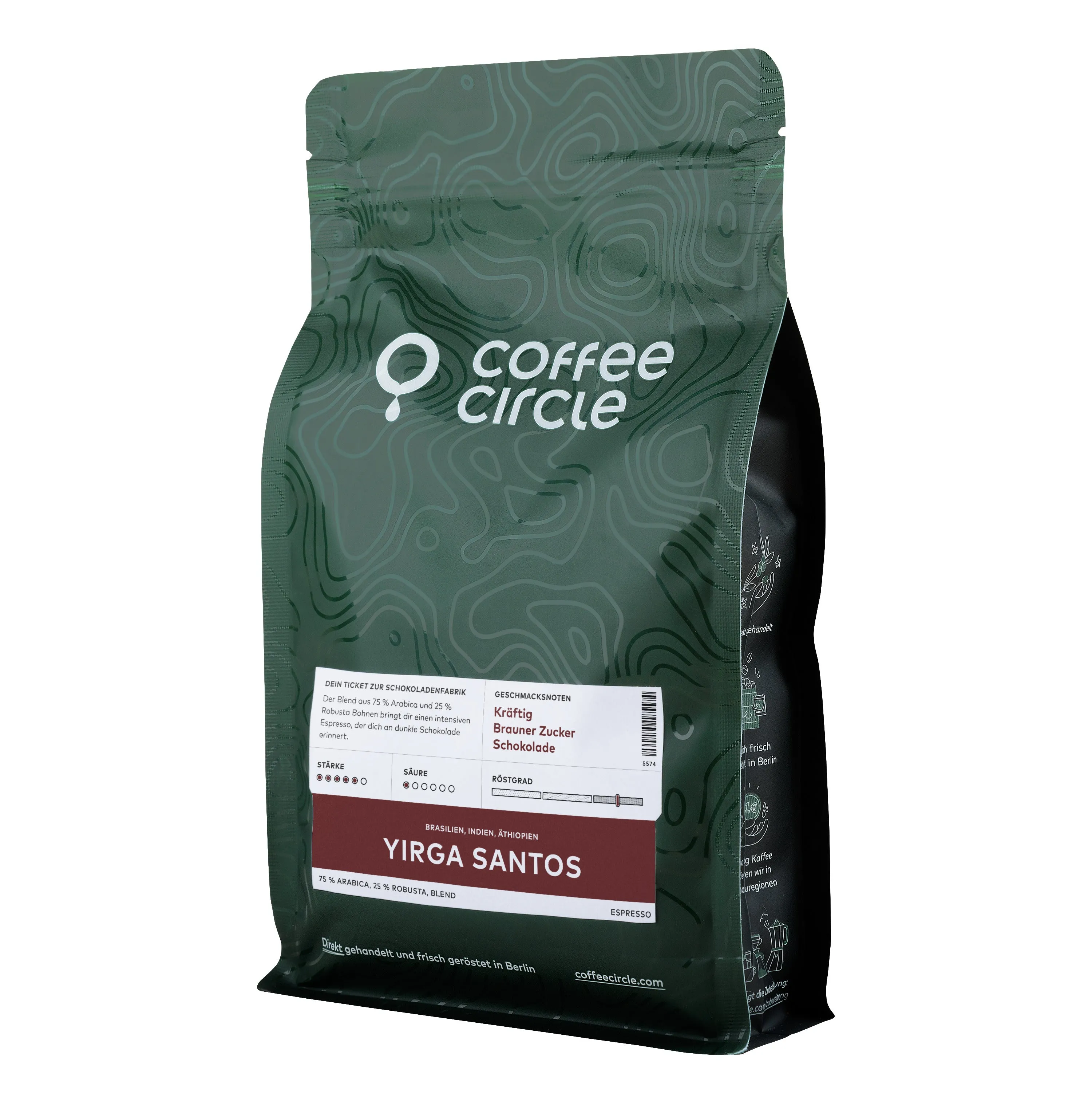 Espresso Yirga Santos 250 g / Ganze Bohne