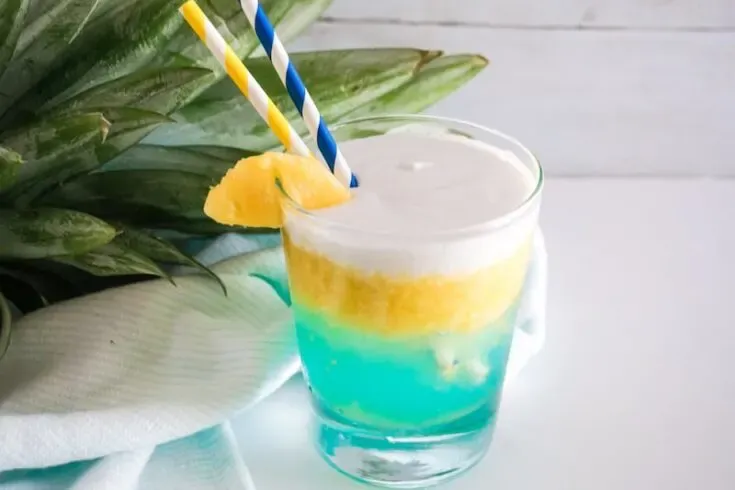 Essaouira Blauer Alkoholfreier Ananas-Cocktail