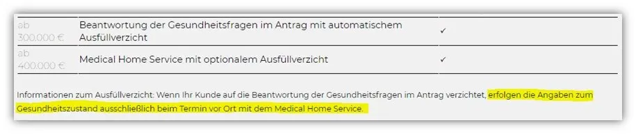 Europa Versicherung Medical Home Service
