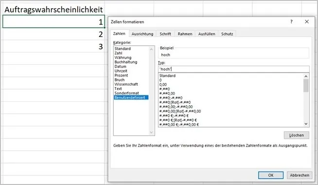 Excel - Ampeldropdown 1
