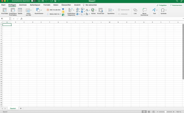 Excel-Tabelle mit Beispielen für Formeln und Berechnungen