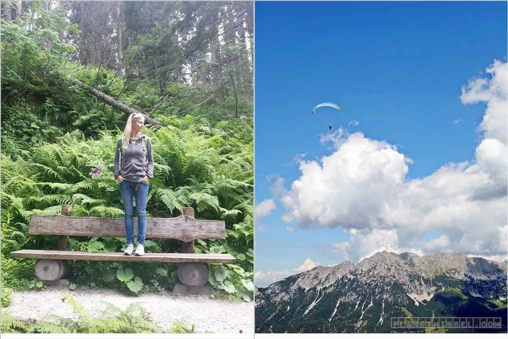 Familie spielt gemeinsam auf einer Alm in den Kitzbüheler Alpen