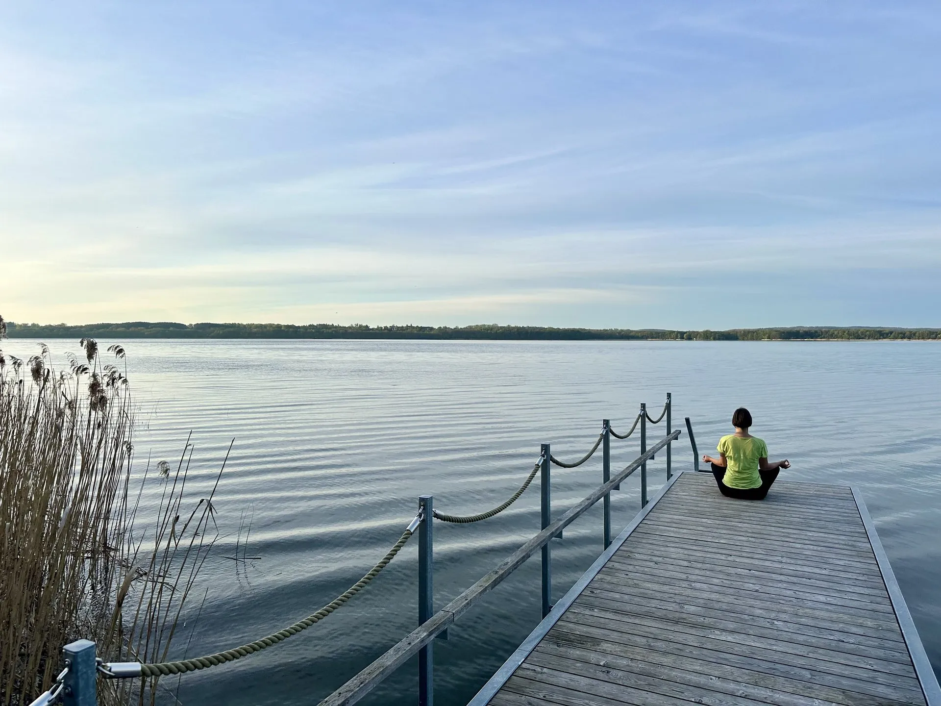 Fass-Saunen am Ufer des Tollense-Sees