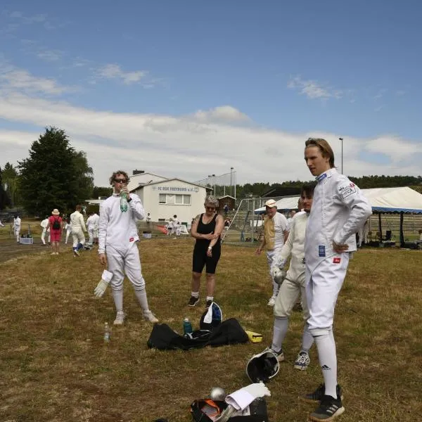 Fechter bereiten sich auf den nächsten Kampf vor