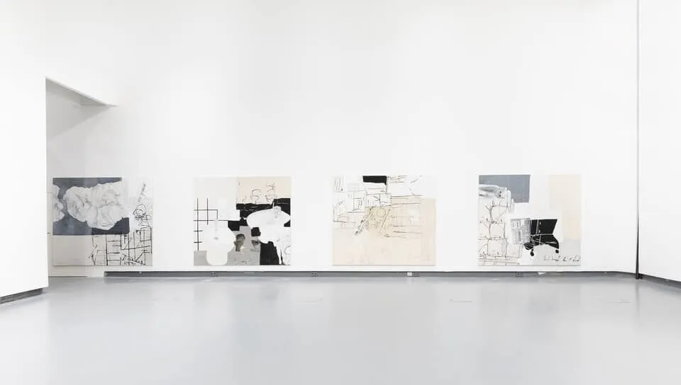 Fedele Maura Friede - Der Saum Löst Sich Installation Ansicht