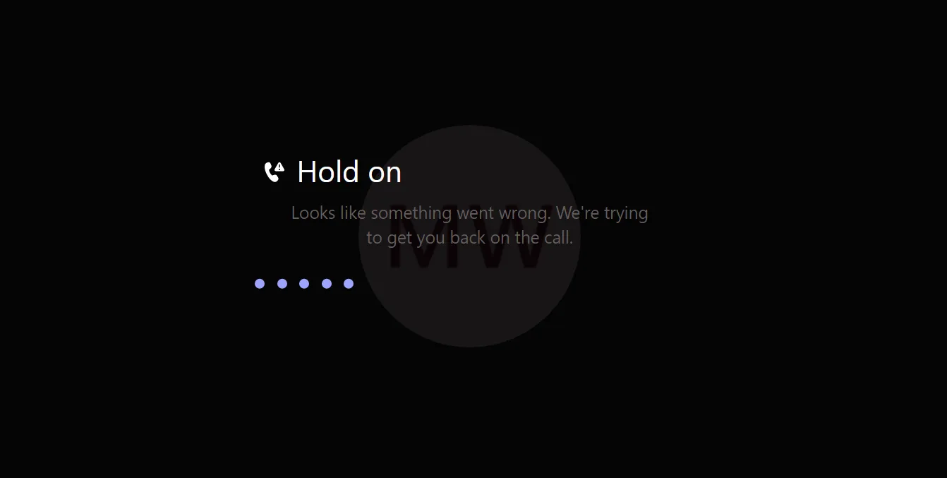 Fehlermeldung "Hold on, looks like something went wrong" in Microsoft Teams auf einem virtuellen Desktop in Citrix HDX während eines P2P-Anrufs