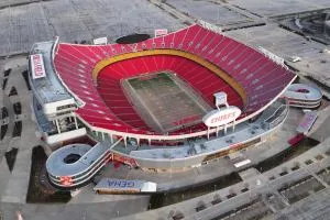 Feierlichkeiten im Arrowhead Stadium in Kansas City, einer der Spielorte der WM 2026