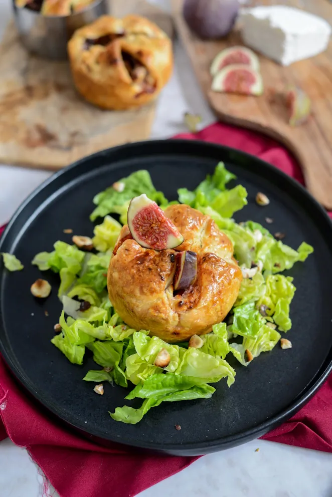 Feigen Ziegenkäse Taschen Rezept