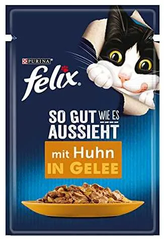 Felix Huhn in Gelee: Nassfutter der Marke Nestlé