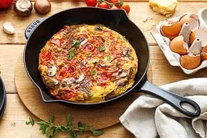 Fertig ist die leckere Frittata.