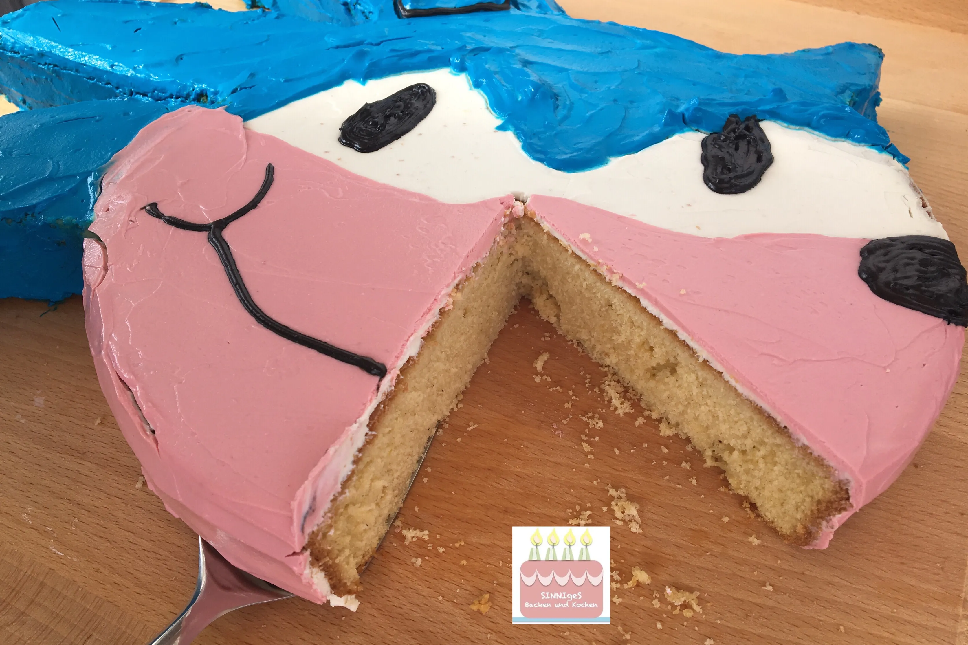 Fertiger Sonic Geburtstagskuchen