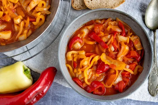 Fertiges ungarisches Letscho