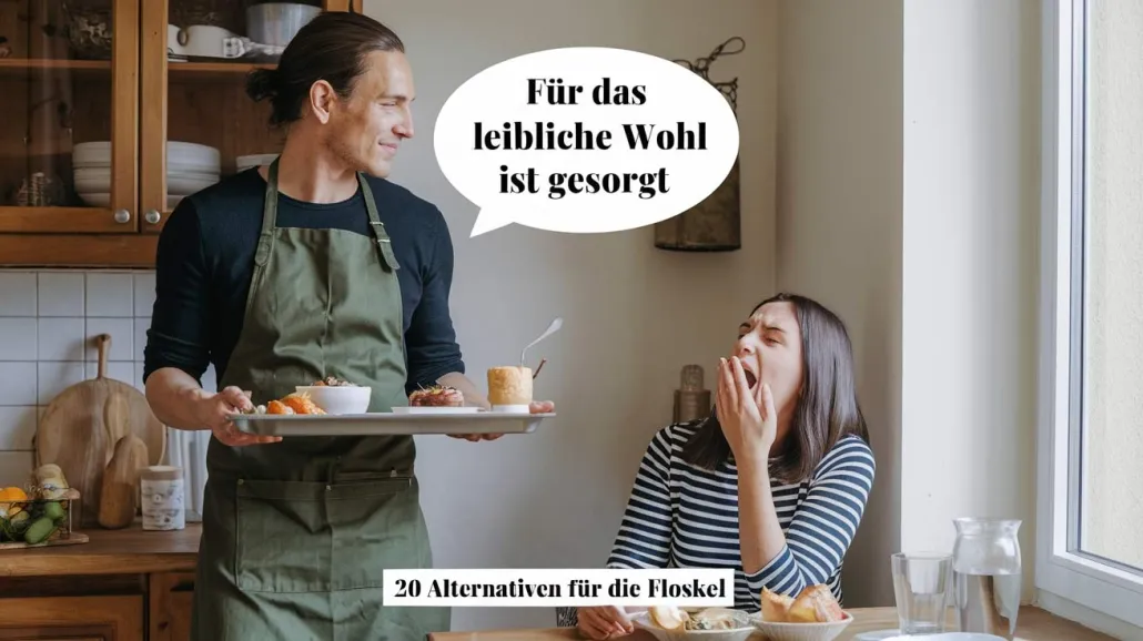 Festlich gedeckter Tisch mit einer Vielfalt an traditionellen deutschen Speisen und Getränken