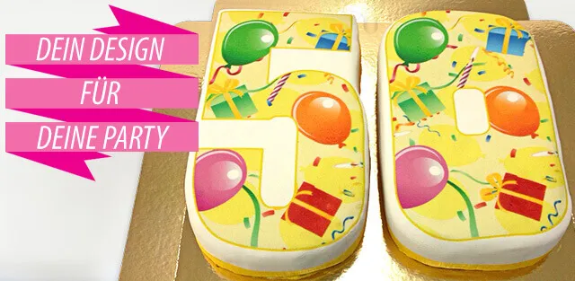 Festliche Geburtstagstorte mit 'Happy Birthday' und bunten Verzierungen für jede Feier