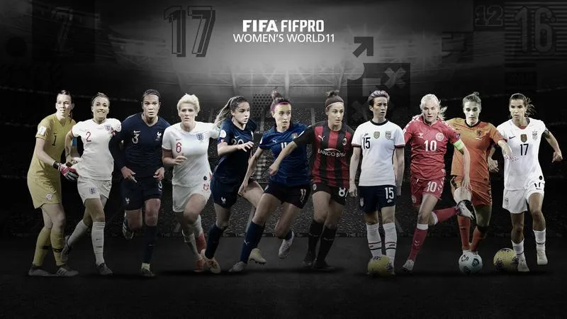 FIFA FIFPRO Weltelf 2020 mit Robert Lewandowski und anderen Topspielern, FC Bayern München