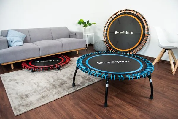 Fitnesstrampoline gibt es in verschiedenen Größen