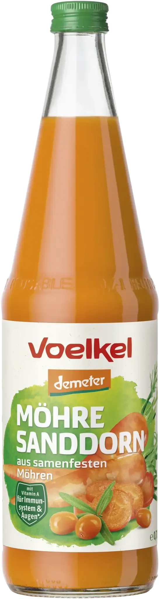 Flasche Möhre Sanddorn Saft