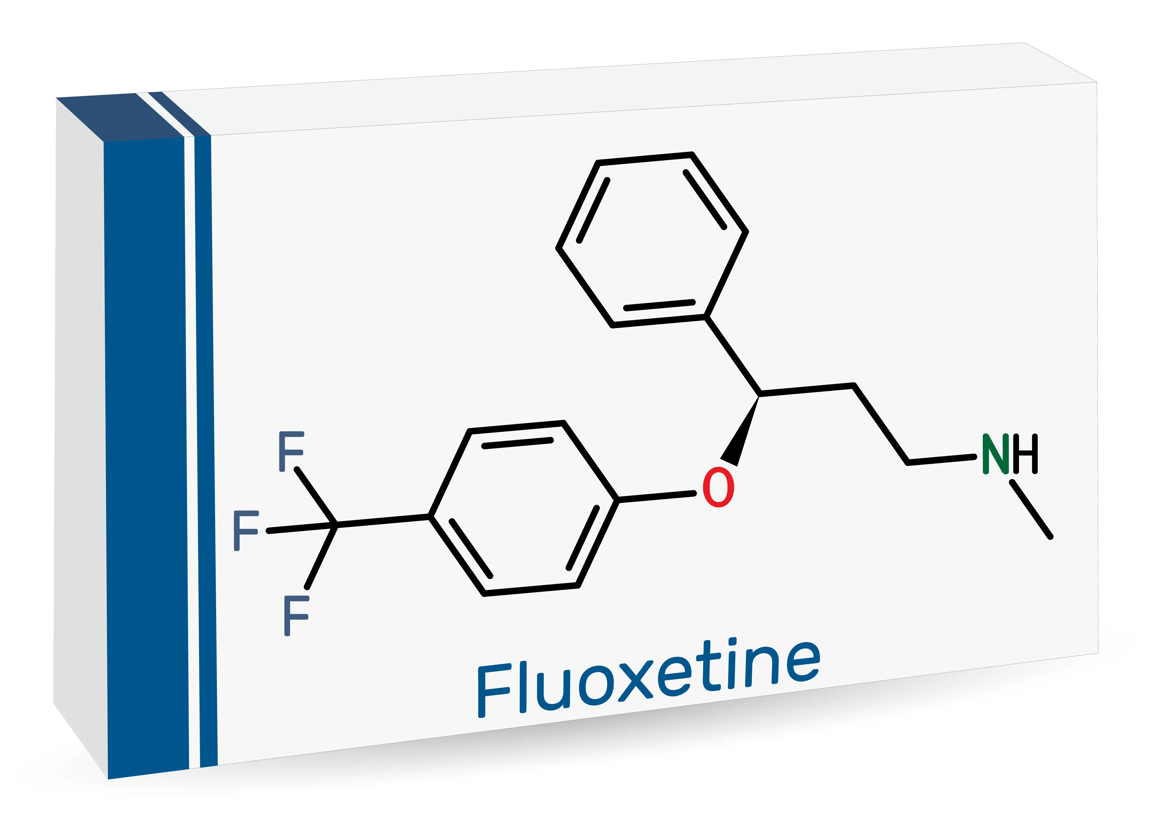 Fluoxetin-Kapseln, ein häufig verschriebenes Antidepressivum