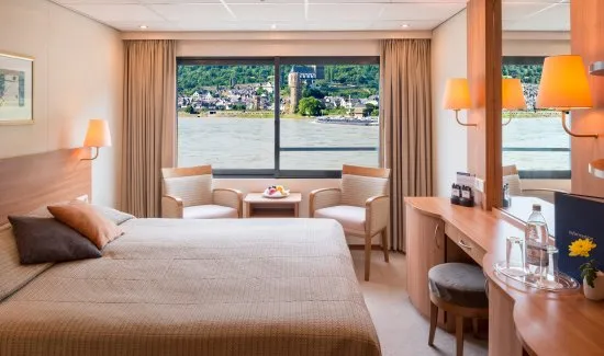 Fluss Rhein RHEIN SYMPHONIE RHEIN MELODIE Mitteldeck nicko cruises Flussreisen