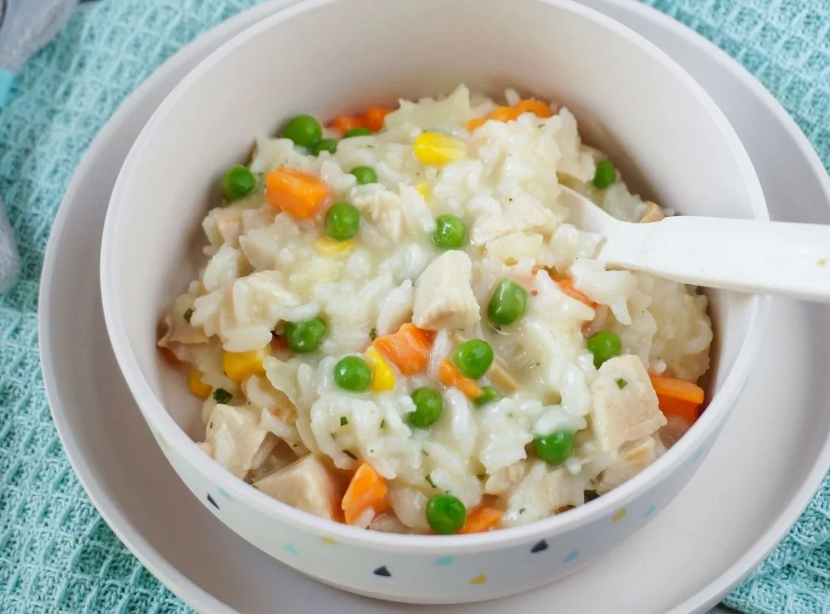 Frikassee-Reis für Baby und Kleinkind