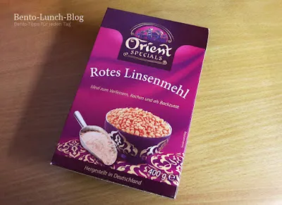 Frisch gemahlenes rotes Linsenmehl, ideal für glutenfreie Pasta mit dem Pastamaker