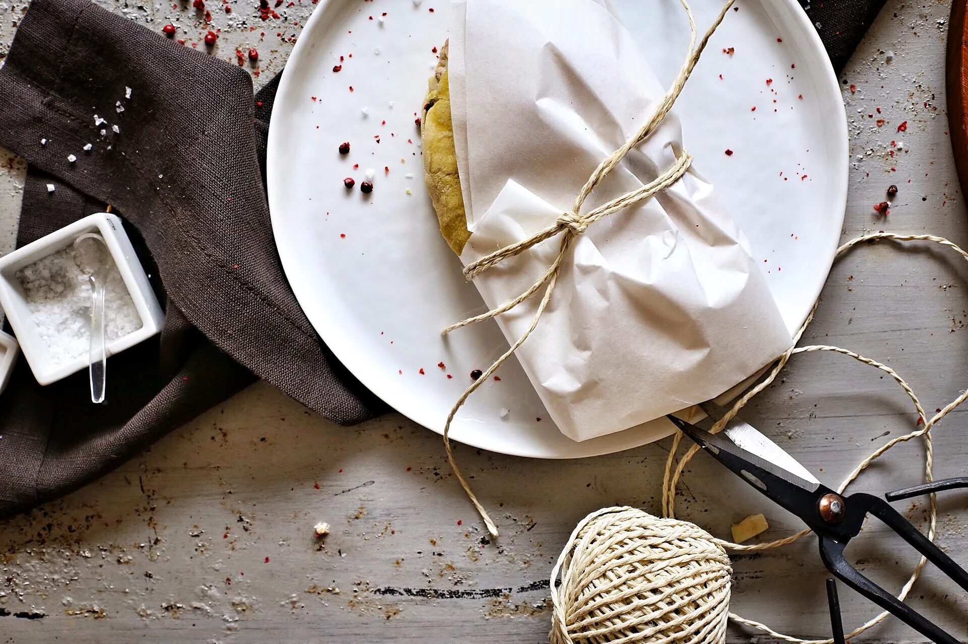 Frisch zubereitetes Thunfisch Rezept Piadina